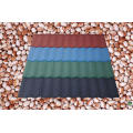 Colored Stone chip  coated steel roof tile for house accessories ALU ZNIC roofing